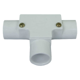 20mm White PVC Conduit Inspection Tee